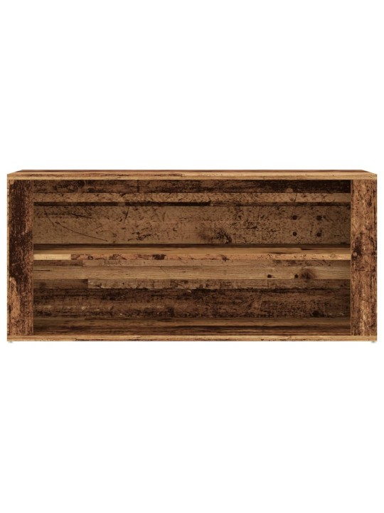 Botník old wood 100 x 35 x 45 cm kompozitní dřevo