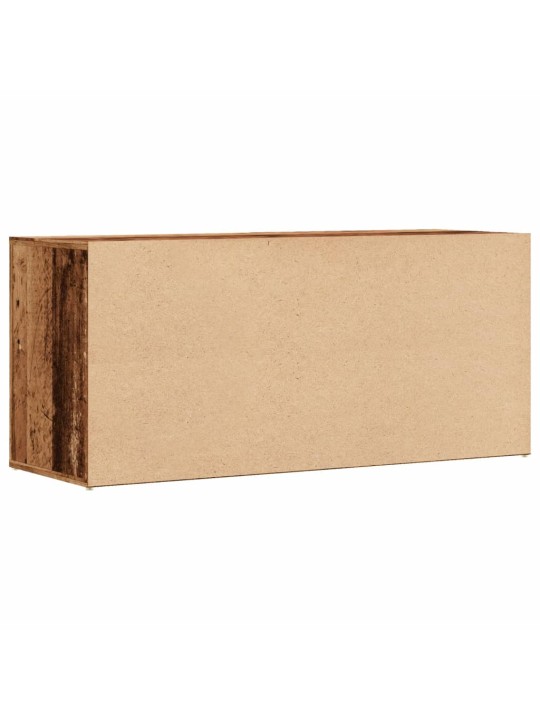 Botník old wood 100 x 35 x 45 cm kompozitní dřevo