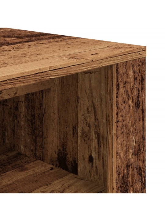 Botník old wood 100 x 35 x 45 cm kompozitní dřevo
