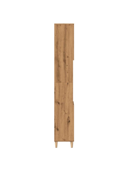 Koupelnová skříňka dub artisan 30x30x190 cm kompozitní dřevo