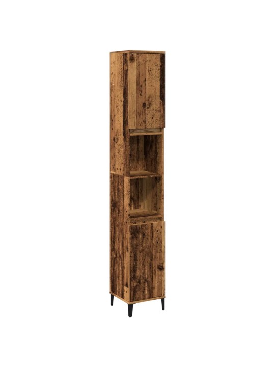 Koupelnová skříňka old wood 30 x 30 x 190 cm kompozitní dřevo