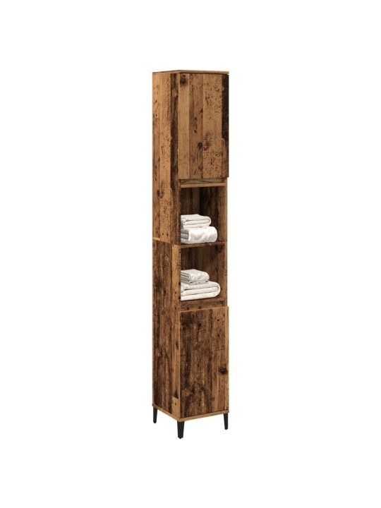 Koupelnová skříňka old wood 30 x 30 x 190 cm kompozitní dřevo