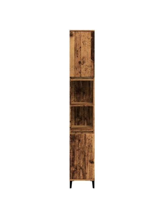 Koupelnová skříňka old wood 30 x 30 x 190 cm kompozitní dřevo