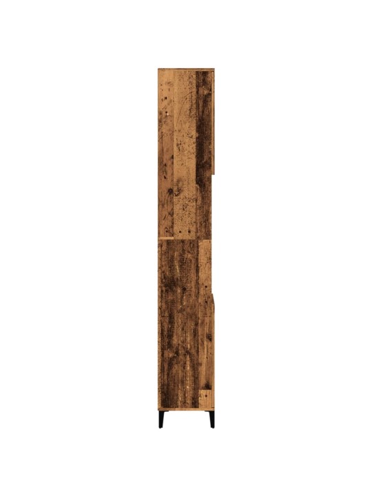 Koupelnová skříňka old wood 30 x 30 x 190 cm kompozitní dřevo