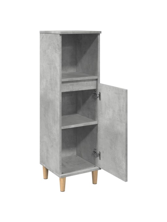 Koupelnová skříňka betonově šedá 30x30x100 cm kompozitní dřevo