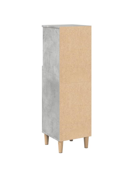 Koupelnová skříňka betonově šedá 30x30x100 cm kompozitní dřevo
