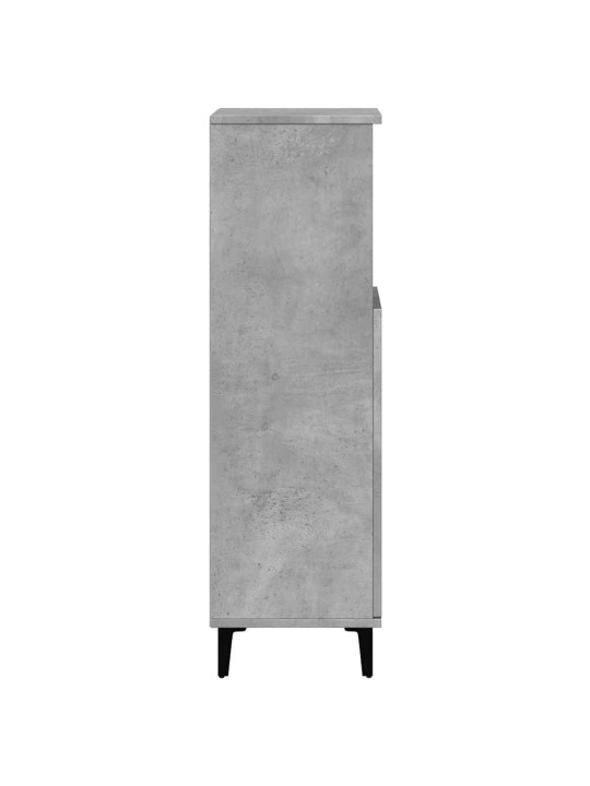 Koupelnová skříňka betonově šedá 30x30x100 cm kompozitní dřevo