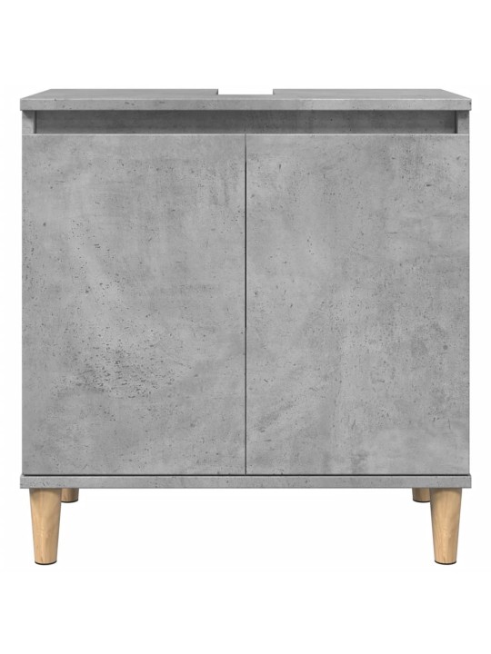 Skříňka pod umyvadlo betonově šedá 58x33x60 cm kompozitní dřevo
