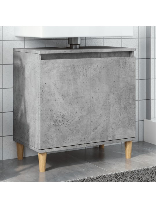 Skříňka pod umyvadlo betonově šedá 58x33x60 cm kompozitní dřevo
