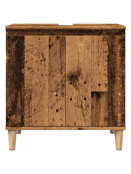 Skříňka pod umyvadlo old wood 58 x 33 x 60 cm kompozitní dřevo