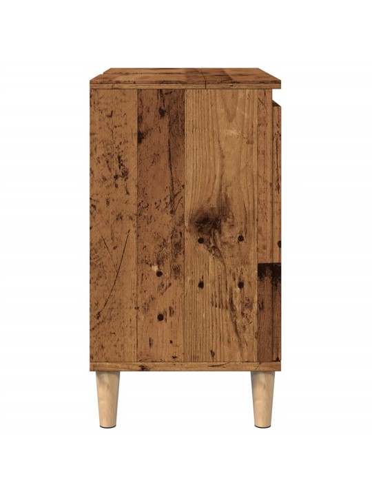 Skříňka pod umyvadlo old wood 58 x 33 x 60 cm kompozitní dřevo