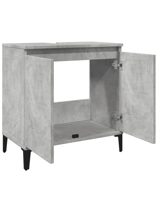 Skříňka pod umyvadlo betonově šedá 58x33x60 cm kompozitní dřevo