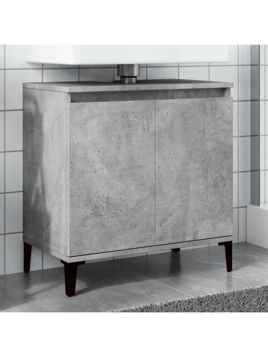 Skříňka pod umyvadlo betonově šedá 58x33x60 cm kompozitní dřevo