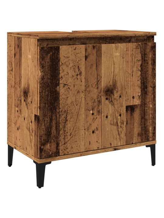Skříňka pod umyvadlo old wood 58 x 33 x 60 cm kompozitní dřevo