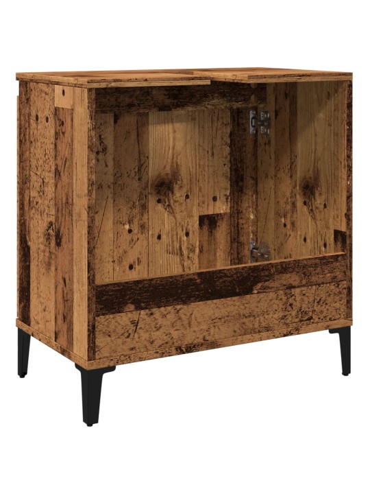 Skříňka pod umyvadlo old wood 58 x 33 x 60 cm kompozitní dřevo
