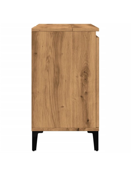 Skříňka pod umyvadlo dub artisan 58x33x60 cm kompozitní dřevo