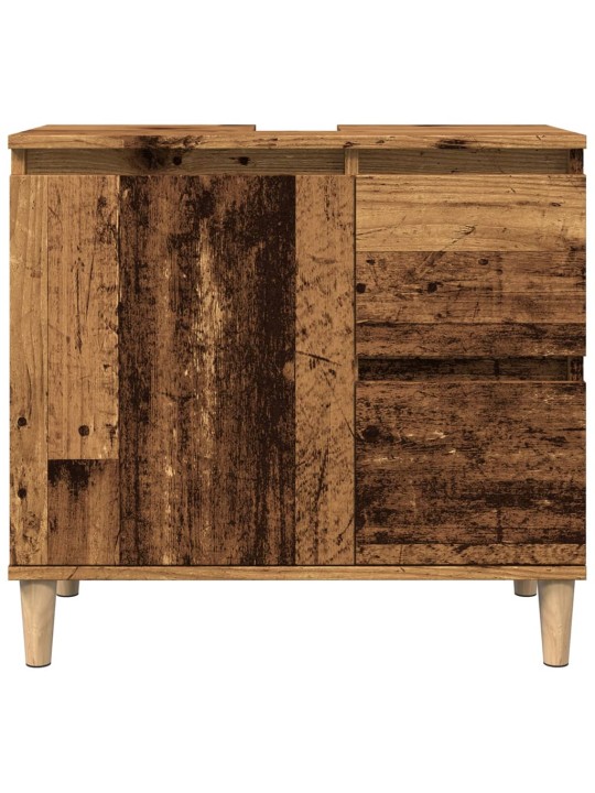 Skříňka pod umyvadlo old wood 65 x 33 x 60 cm kompozitní dřevo