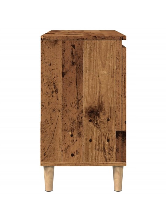 Skříňka pod umyvadlo old wood 65 x 33 x 60 cm kompozitní dřevo