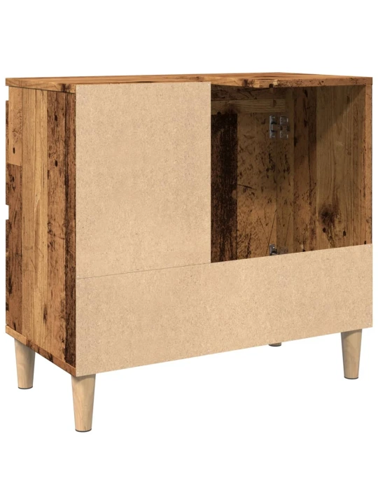 Skříňka pod umyvadlo old wood 65 x 33 x 60 cm kompozitní dřevo