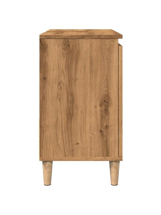 Skříňka pod umyvadlo dub artisan 65x33x60 cm kompozitní dřevo