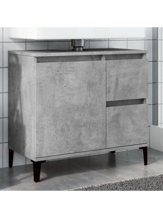 Skříňka pod umyvadlo betonově šedá 65x33x60 cm kompozitní dřevo