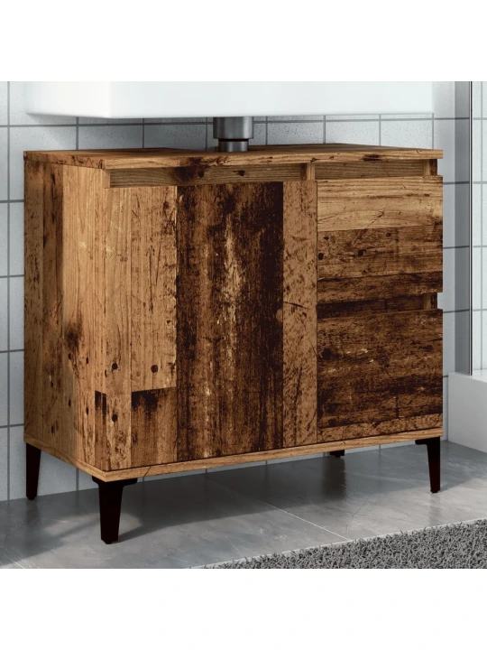 Skříňka pod umyvadlo old wood 65 x 33 x 60 cm kompozitní dřevo