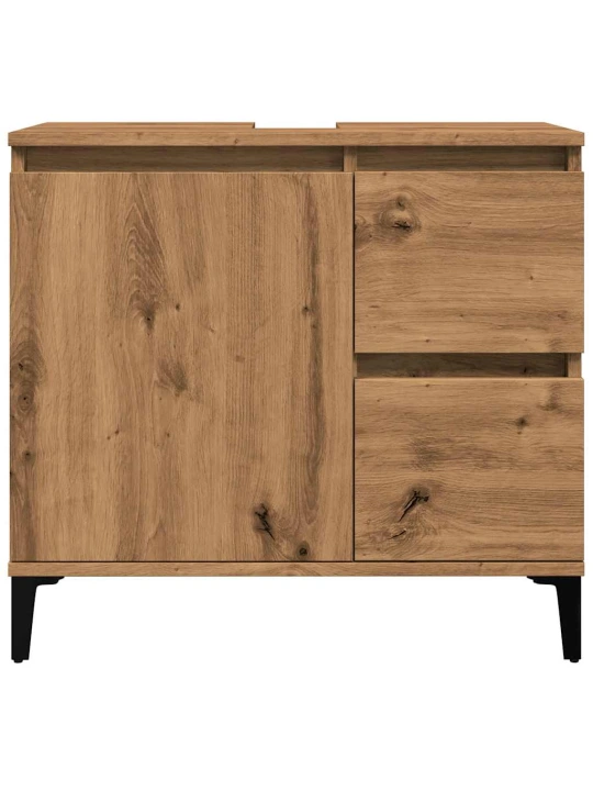 Skříňka pod umyvadlo dub artisan 65x33x60 cm kompozitní dřevo