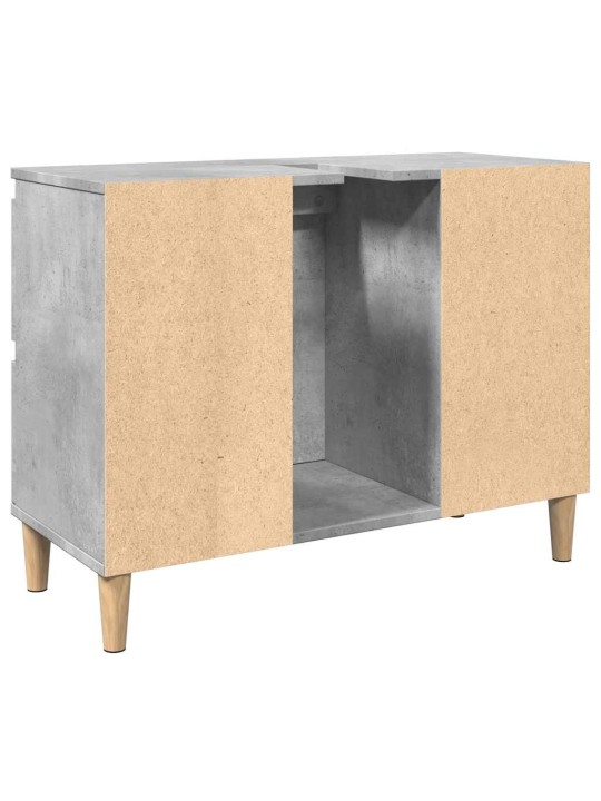 Skříňka pod umyvadlo betonově šedá 80x33x60 cm kompozitní dřevo