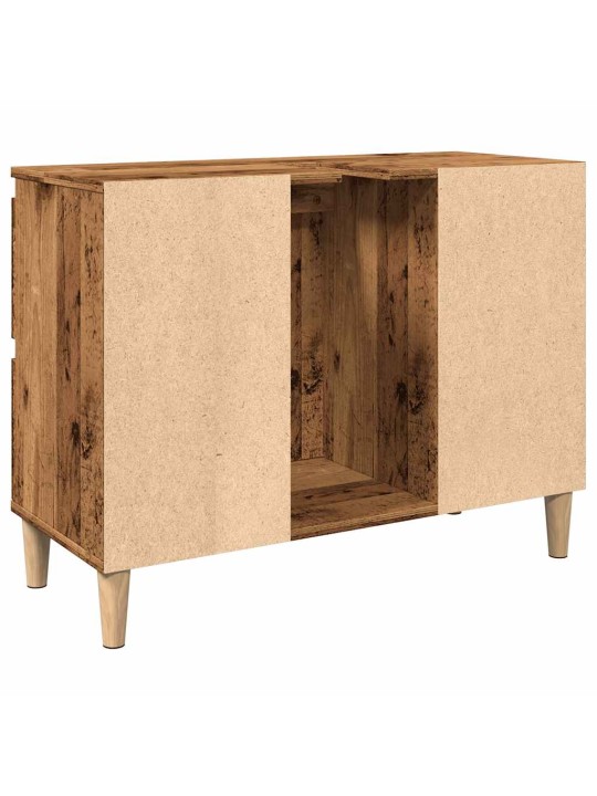 Skříňka pod umyvadlo old wood 80 x 33 x 60 cm kompozitní dřevo