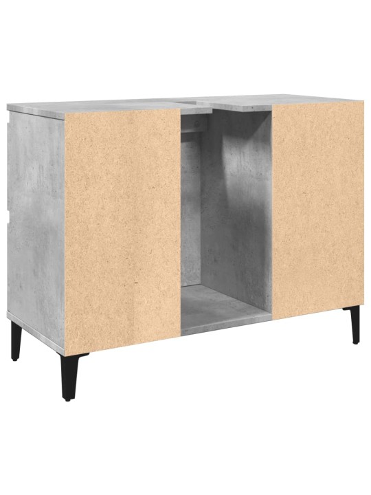 Skříňka pod umyvadlo betonově šedá 80x33x60 cm kompozitní dřevo