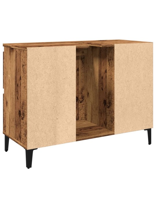 Skříňka pod umyvadlo old wood 80 x 33 x 60 cm kompozitní dřevo