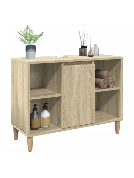 Koupelnová skříňka dub sonoma 80 x 33 x 60 cm kompozitní dřevo