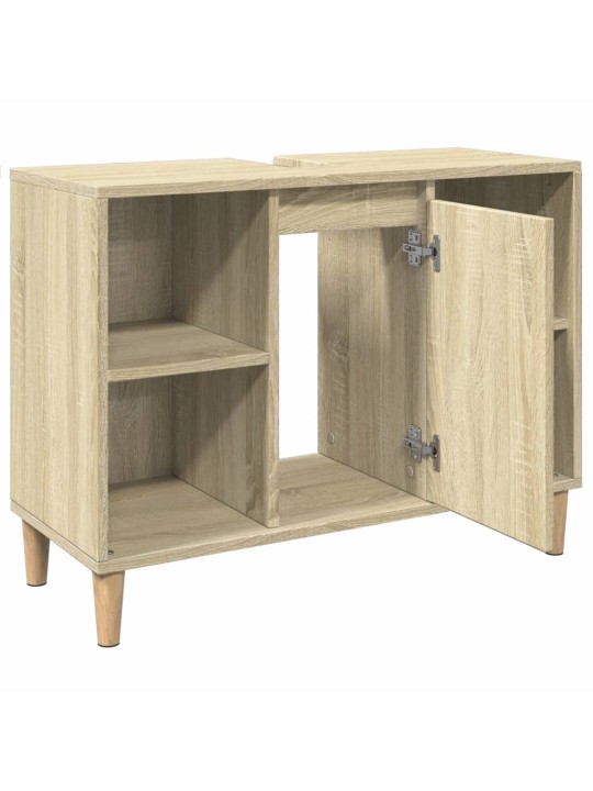 Koupelnová skříňka dub sonoma 80 x 33 x 60 cm kompozitní dřevo