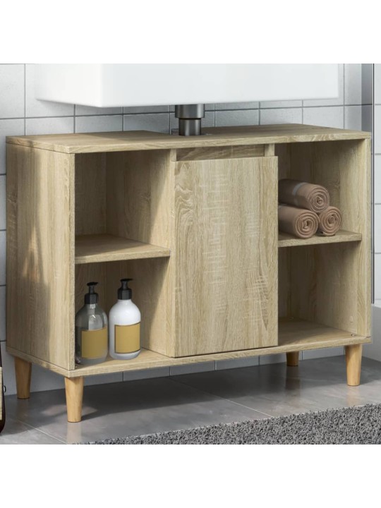 Koupelnová skříňka dub sonoma 80 x 33 x 60 cm kompozitní dřevo