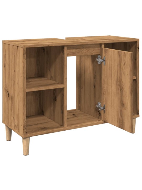 Koupelnová skříňka dub artisan 80 x 33 x 60 cm kompozitní dřevo