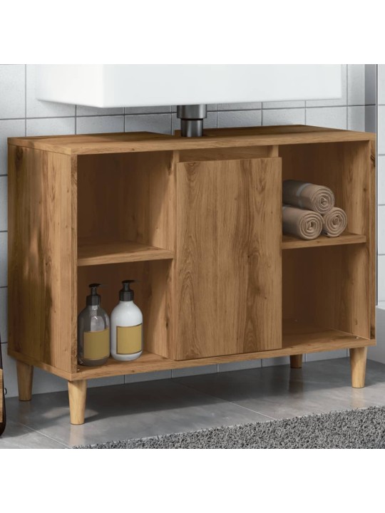 Koupelnová skříňka dub artisan 80 x 33 x 60 cm kompozitní dřevo