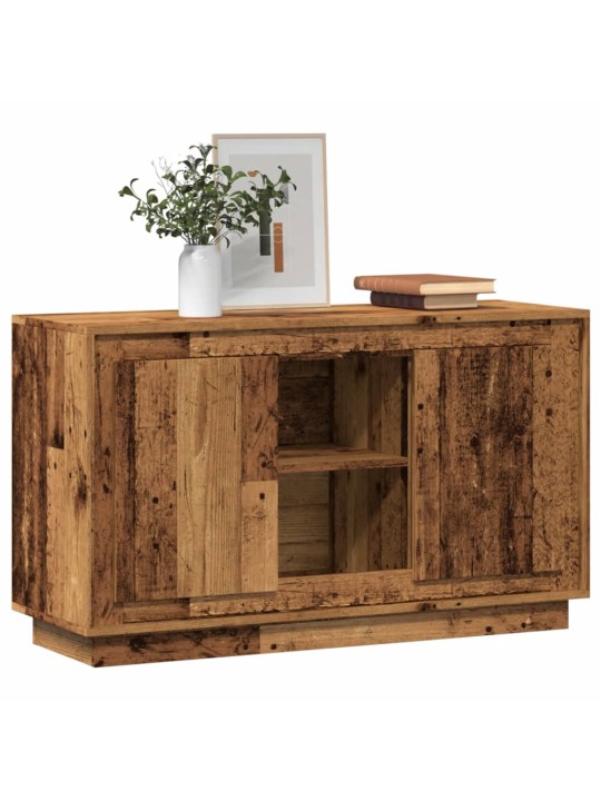 Příborník old wood 102 x 35 x 60 cm kompozitní dřevo