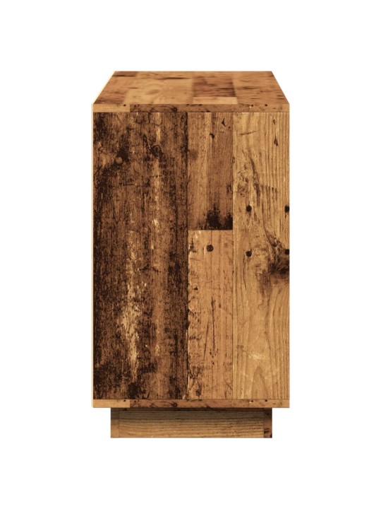 Příborník old wood 102 x 35 x 60 cm kompozitní dřevo