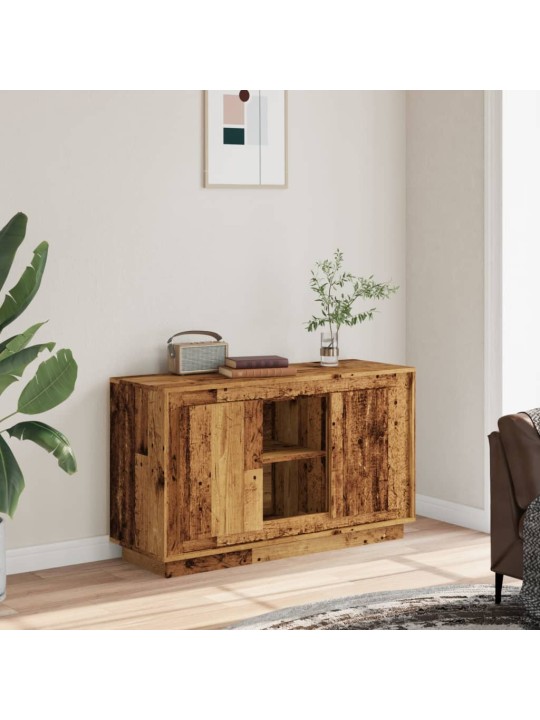Příborník old wood 102 x 35 x 60 cm kompozitní dřevo
