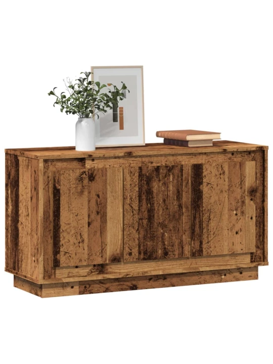 Příborník old wood 102 x 35 x 55 cm kompozitní dřevo