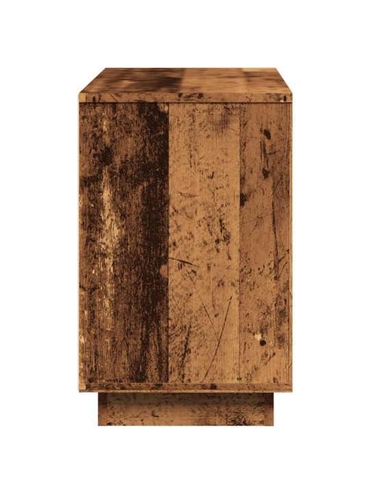 Příborník old wood 102 x 35 x 55 cm kompozitní dřevo