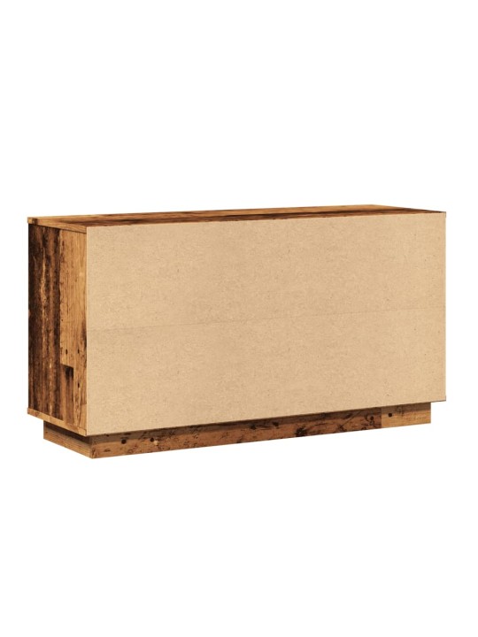 Příborník old wood 102 x 35 x 55 cm kompozitní dřevo