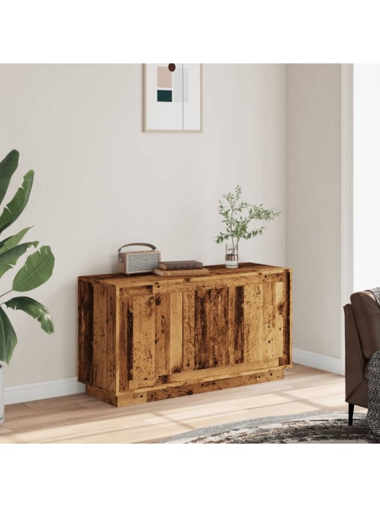 Příborník old wood 102 x 35 x 55 cm kompozitní dřevo