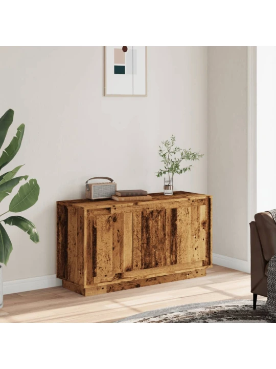 Příborník old wood 102 x 35 x 55 cm kompozitní dřevo