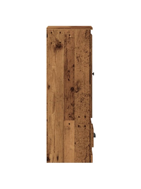 Skříň highboard old wood 36 x 35,5 x 103,5 kompozitní dřevo