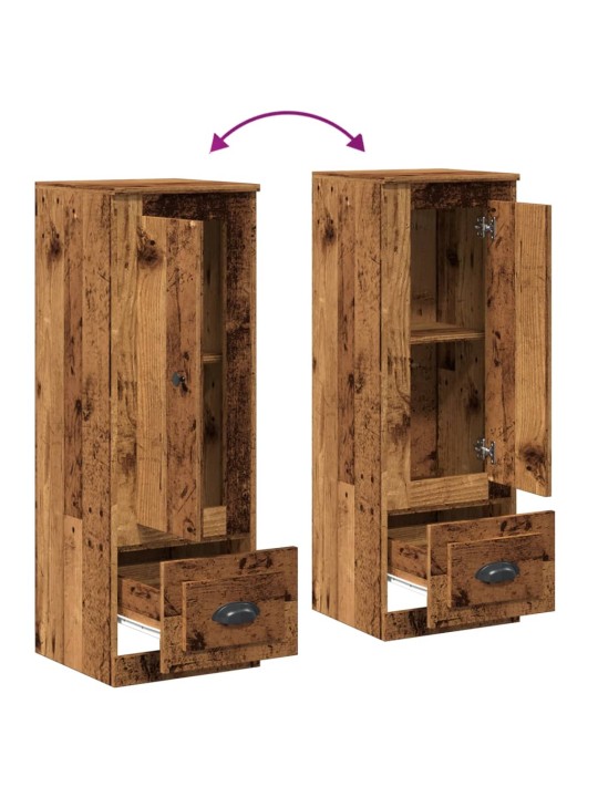 Skříň highboard old wood 36 x 35,5 x 103,5 kompozitní dřevo