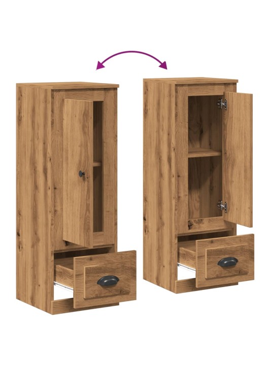Skříň highboard dub artisan 36 x 35,5 x 103,5 kompozitní dřevo