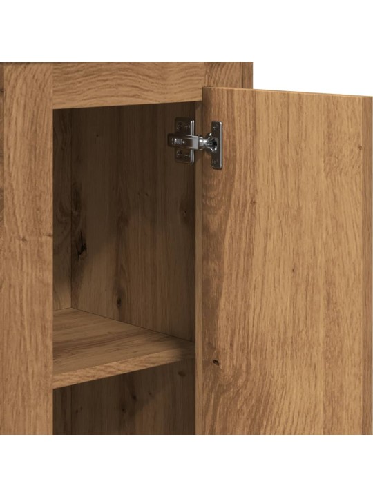 Skříň highboard dub artisan 36 x 35,5 x 103,5 kompozitní dřevo