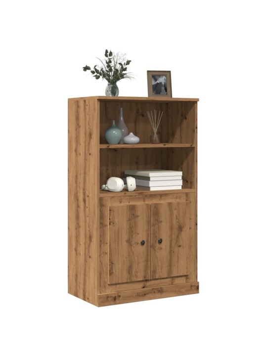 Skříň highboard dub artisan 60 x 35,5 x 103,5 kompozitní dřevo