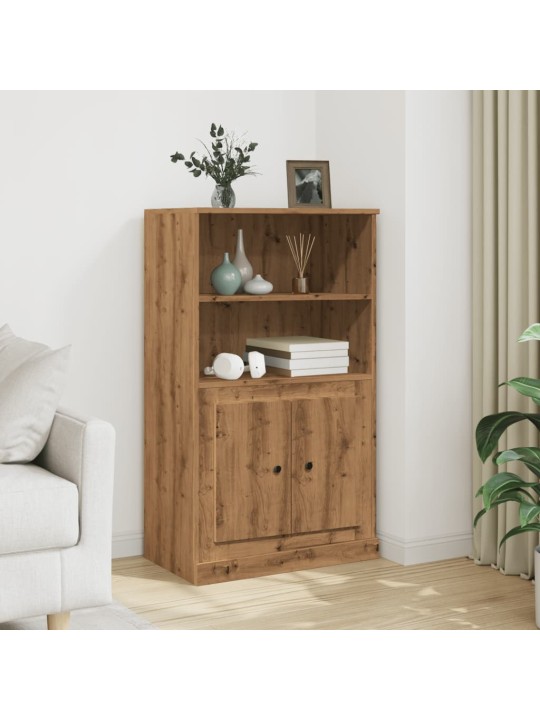 Skříň highboard dub artisan 60 x 35,5 x 103,5 kompozitní dřevo
